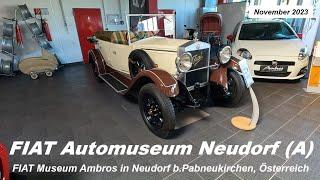 FIAT Automuseum Neudorf (A) - November 2023  (Fiat Museum Ambros in Neudorf bei Pabneukirchen)