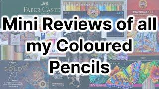 An Updated Look at all of my Pencils and a Mini Review of each