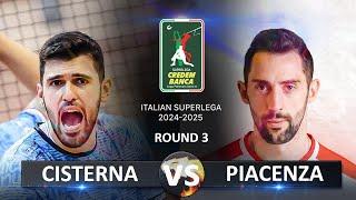 Cisterna vs Piacenza | Italian Volleyball SuperLega 2024/2025