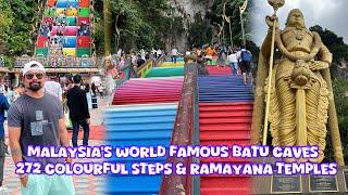 Malaysia’s world famous Batu Caves with 272 colourful steps jean gesa tourist attraction uko maldoa