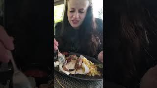 МУКБАНГ ШАШЛЫК И КЕБАБ ИЗ КАФЕ КАЛИНИНГРАДА / НАРЕЗКИ / MUKBANG ASMR #food #mukbang #shorts