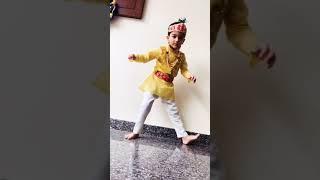 Kriyansh Bhasin as little Kanha #kriyanshbhasin#janamashtmi2021#danceforkids#janamashtmicostume