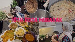 Ramadan Mubarak 10th Roza || Today is gardening || Home work along with Iftari