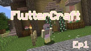 "A NEW START!"  [Fluttershy Plays: FlutterCraft Modded Single Player Minecraft - Ep 1]