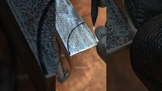 The brilliant invention of the old welder worked only with thread and an electrode rod