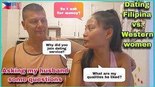 I asked my husband some questions|Fil-Am Couple