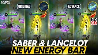 NEW LANCELOT HAS UNLIMITED DASHES! | SABER & LANCELOT NEW ENERGY BAR UPDATE