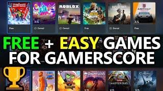 Free and Easy Gamerscore Games on Xbox