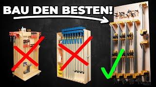 Perfektes Zwingenregal selbst bauen – Die beste Lösung für die Werkstatt!