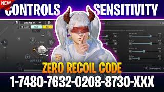 NEW UPDATE 3.7  BEST SENSITIVITY CODE + CONTROL SETTINGS BGMI || / PUBG MOBILE