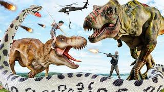 Jurassic World: Fallen Kingdom (2024) | Kong 2 Vs T-rex | Jurassic Park | Dinosaur rexy | Ms.sandy