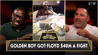 Floyd Mayweather Made $40M Fights With Oscar De La Hoya's Golden Boy Promotions | CLUB SHAY SHAY