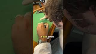 The Watch Preserve's watchmaker diagnosing a watch for repair