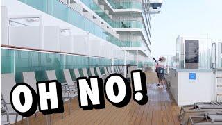 P&O IONA CRUISE SHIP | The CONTROVERSIAL Deck 8 Promenade walk