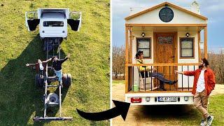 CARAVAN BUILDING FROM ZERO | Campervan Start to Finis in 12 Minutes