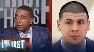 Aaron Hernandez had advanced stages of CTE - Cris Carter emotionally responds | FIRST THINGS FIRST