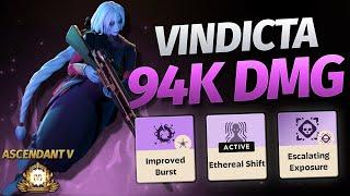 Vindicta: SPIRIT DAMAGE Build, Ascendant Ranked Deadlock Replay