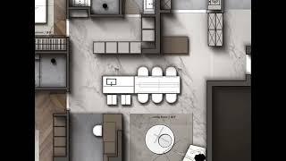 Hand drawn floor plan tutorial iPad Procreate interior design p40