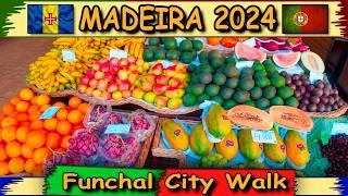 MADEIRA 2024  FUNCHAL - Scenic Walk - 4K - 10bit color - HiFi Sound #Tramtarie