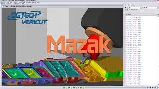 Yamazaki Mazak Machine Tool CNC simulation with VERICUT