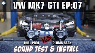 VW MK7 GTI EP:07 - Turbosmart Blow Off Valves Install and Sound Test