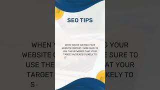 1. Use relevant keywords throughout your website. - #WEB TIPS MASTER