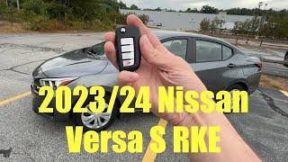 2023 / 2024 Nissan Versa S 5MT Remote Keyless Entry RKE