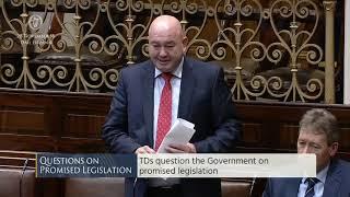 Deputy Kevin O'Keeffe - Questions on Promised Legislation - 28.11.2018