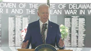 WATCH: Former President Joe Biden speaks for first time since cancer diagnosis