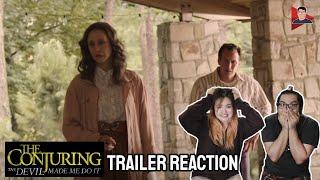 The Conjuring: The Devil Made Me Do It - Official Trailer Reaction | Pinoy Couple Reacts