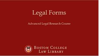 Legal Forms