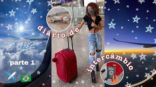 VLOG || saindo do país ️ * AEROPORTO + AVIÃO * - Larah time