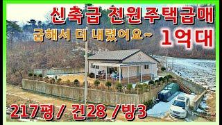 추가인하~! 1억대 여주전원주택급매/ 217평 건28평 방3/ 확트인조망/ 신축급컨디션/ 가격협의는 맡겨주세요/ 1억대 중 최고~ #여주농가주택 #여주전원주택 #1억대전원주택급매