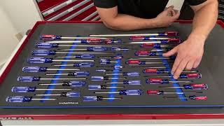 Foam Organizers for the Craftsman 42-Piece Screwdriver Set