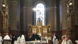 Benediktion Schwester Elisabeth Vaterodt Kloster St Marienthal Ostritz Kr Görlitz Video  (3)