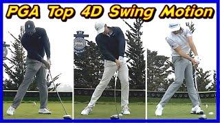 PGA Top Leaders' Various 4D Swing MotionㅣTiger WoodㅣRory Mcilroy ㅣCameron ChampㅣDustin Johnson