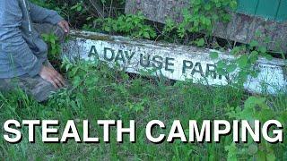 Stealth Camping In Day Use Park