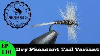 Fly Tying the Dry Pheasant Tail variant Trout Fly Pattern - Ep 110 PF