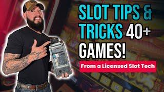 Slot Tips & Tricks for over 40+ Games!  Plus MAX BET Spins on High Limit Slots up to $250/Spin