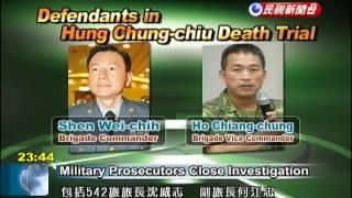 Charges filed in Hung Chung-chiu case