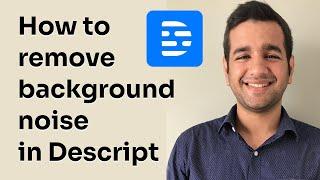 How to remove background noise in Descript