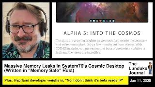 Massive Memory Leaks in System76's Cosmic Desktop (Written in "Memory Safe" Rust)