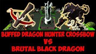 testing BUFFED dragon hunter crossbow at brutal black dragons