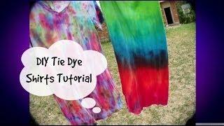 DIY Tie Dye Shirts Kit Tutorial | Ft. Emani