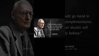 Hermann Hesse ~ “People with courage and character always seem sinister to the rest.” #quotes