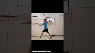 Awesome Badminton trick