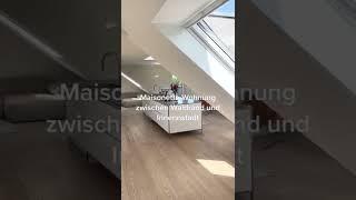 Wohnung mit Dachterasse ️ #maisonette #wohnung #wohnzimmerideen #inneneinrichtung #einrichtung