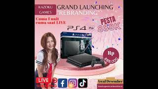 Gran Launching Rebranding Kazoku Games.  PS4 Pro The Last Of Us II cuma 888k aja