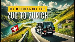 Ultimate Swiss Road Trip | AMG G63 From Zug to Zurich in Spring 