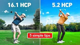 How I dropped 10 shots from my golf game... (5 simple tips)